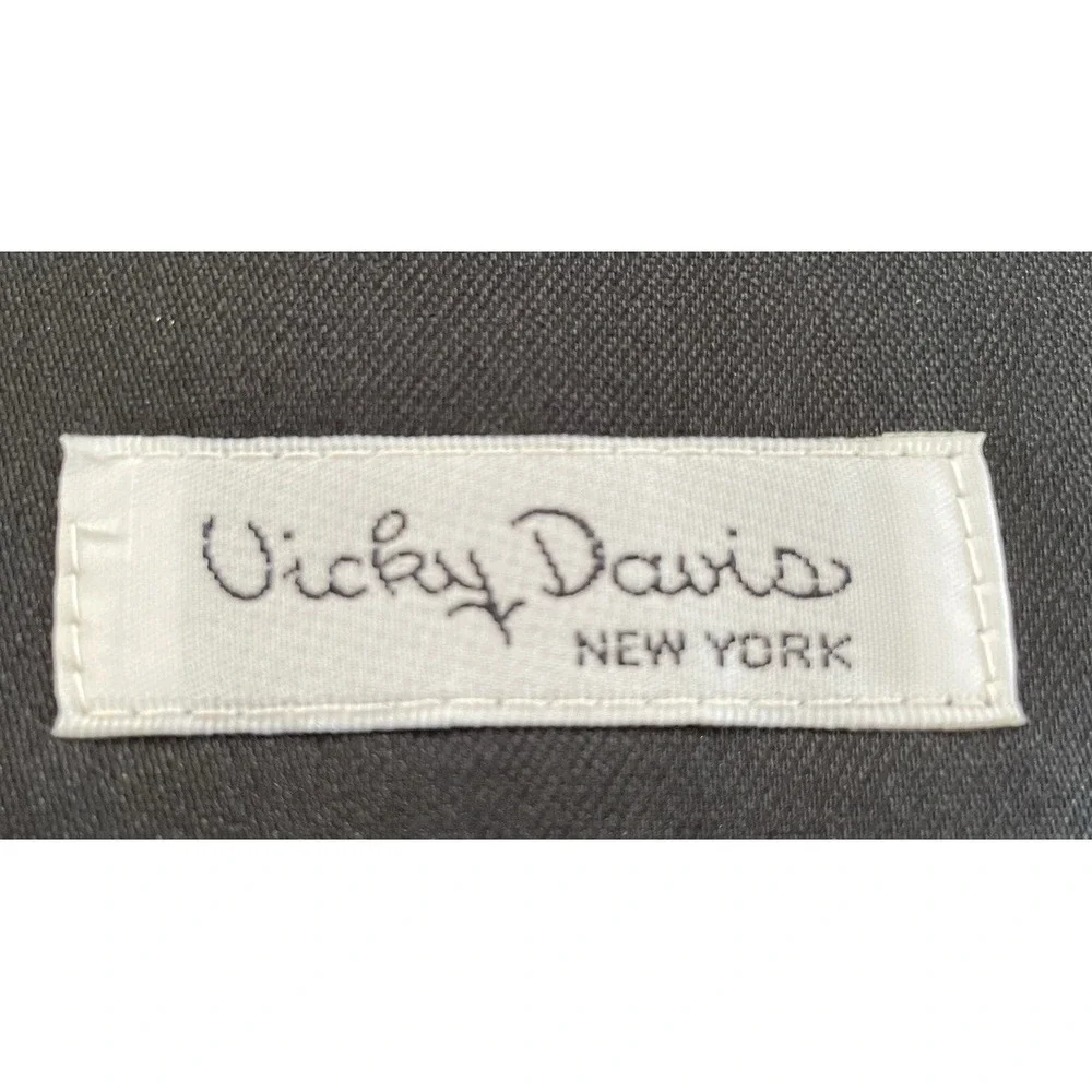 Vicky Davis‎ Matching Bow Tie and Cummerbund Black With Silver Polka Dots Set